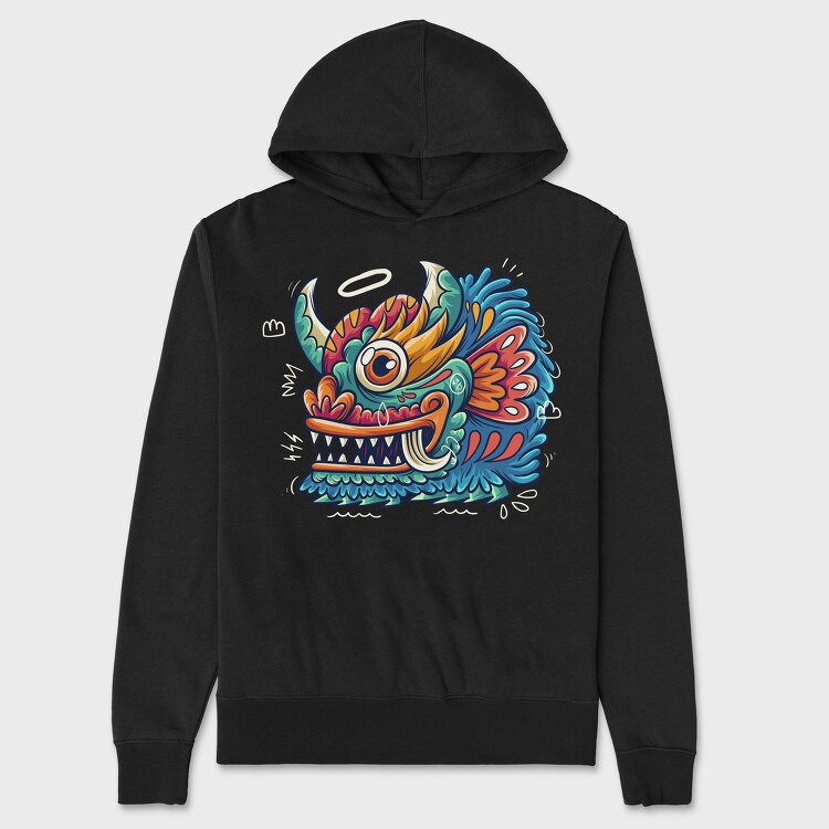 Colorful Creature, Unisex Men's Hoodie