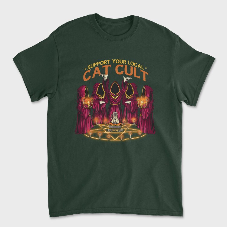 Cat Cult, Unisex Men's T-Shirt