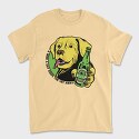 Crazy Dog, Unisex Men's T-Shirt