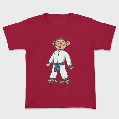 Carate Monkey, Kids' T-Shirt