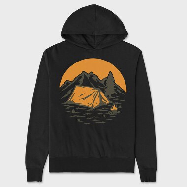 Vintage Adventure Outdoor Camping 1, Unisex Men's Hoodie