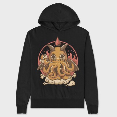 Cute Monster Controller, Unisex Men's Hoodie