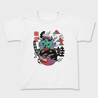 Psychedelic Japanese 02, Kids' T-Shirt