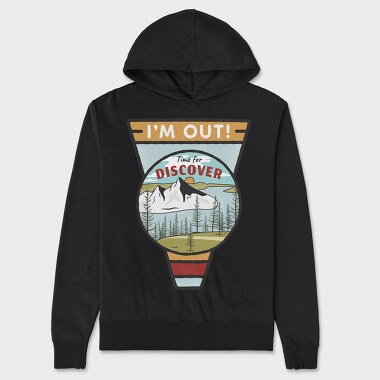 I Am Out, Unisex Men's Hoodie