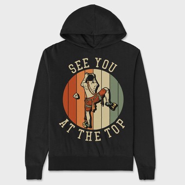 See You at the Top, Unisex Men's Hoodie