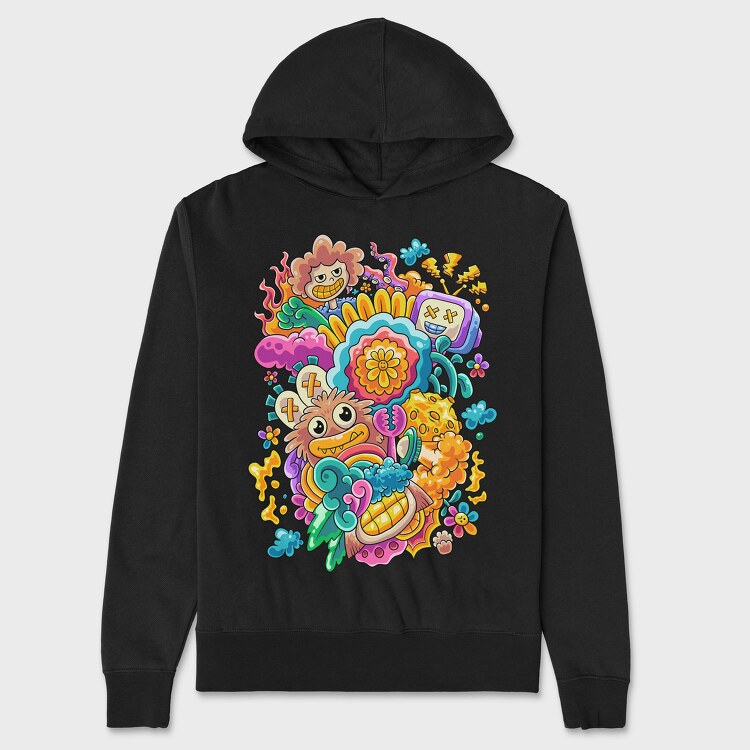 Colorful Collage, Unisex Men's Hoodie