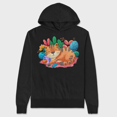 Watercolor Cat, Unisex Men's Hoodie