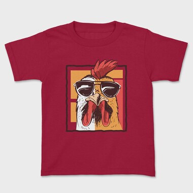 Chicken Glasses, Kids' T-Shirt