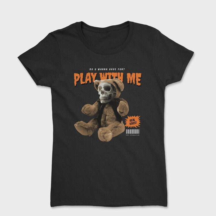 Tote Tote Evil Teddy Bear, Women's T-Shirt
