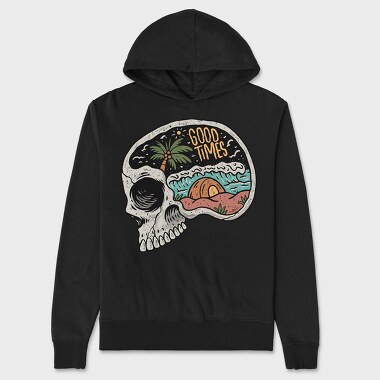 Skull Beach 2, Унисекс Мъжко Суичър