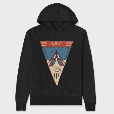 What Happens at Camp, Unisex Men's Hoodie