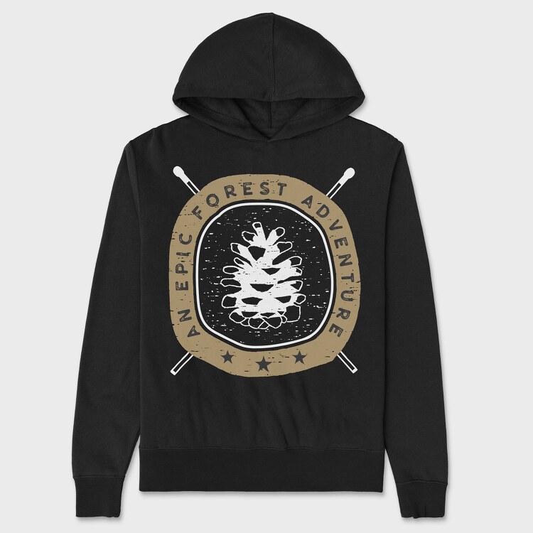 Epic Forest Adventure, Unisex Men's Hoodie