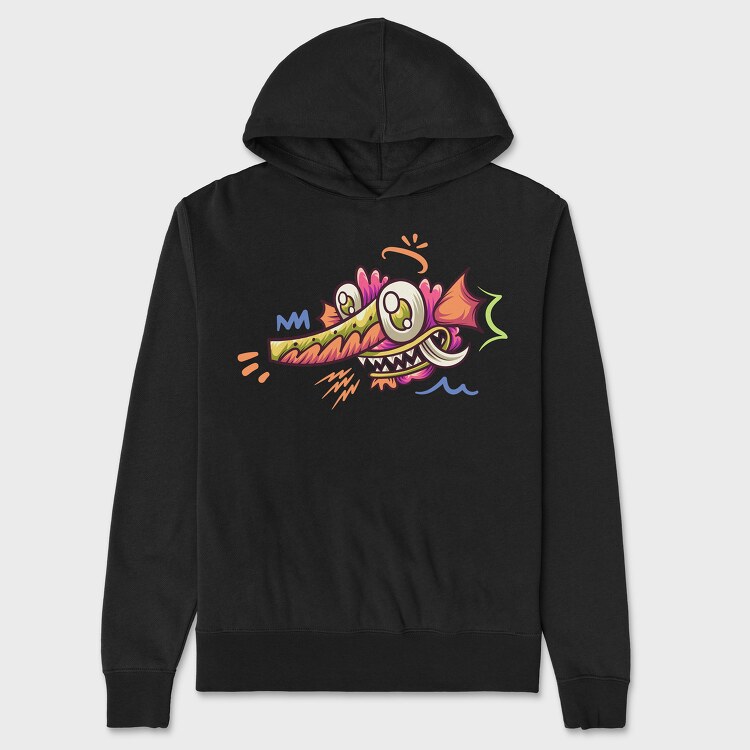 Colorful Creature 14, Unisex Men's Hoodie