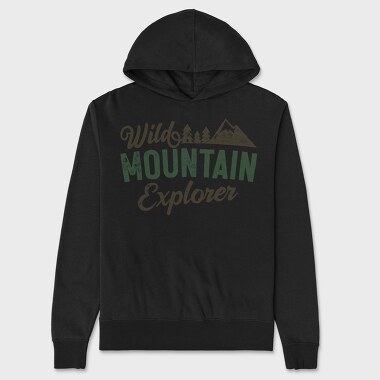 Wild Mountain Explorer, Unisex Men's Hoodie
