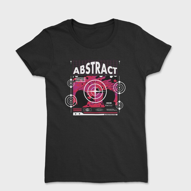 Abstract Streetwear Design, Дамска Тениска
