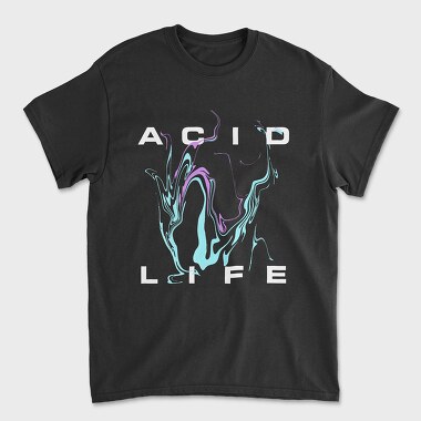 Acid Life, Unisex Men's T-Shirt