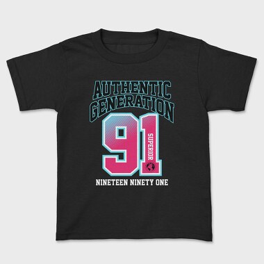 Authentic Generation, Kids' T-Shirt