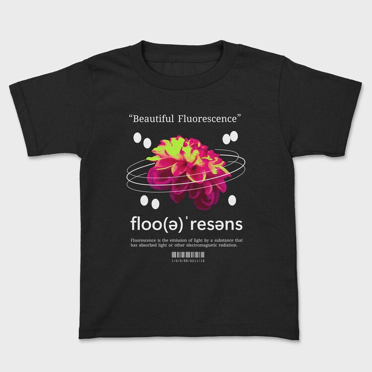 Beautiful Fluorescence, Kids' T-Shirt