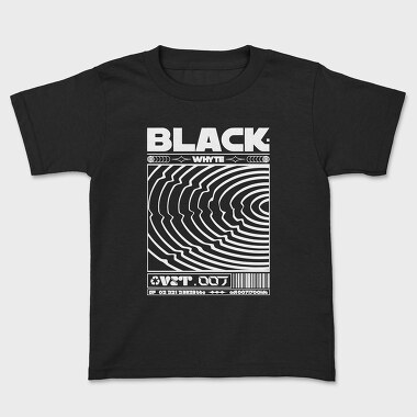 Black Whyte, Kids' T-Shirt