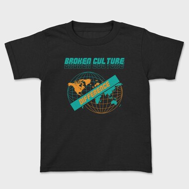 Broken Cculture, Kids' T-Shirt