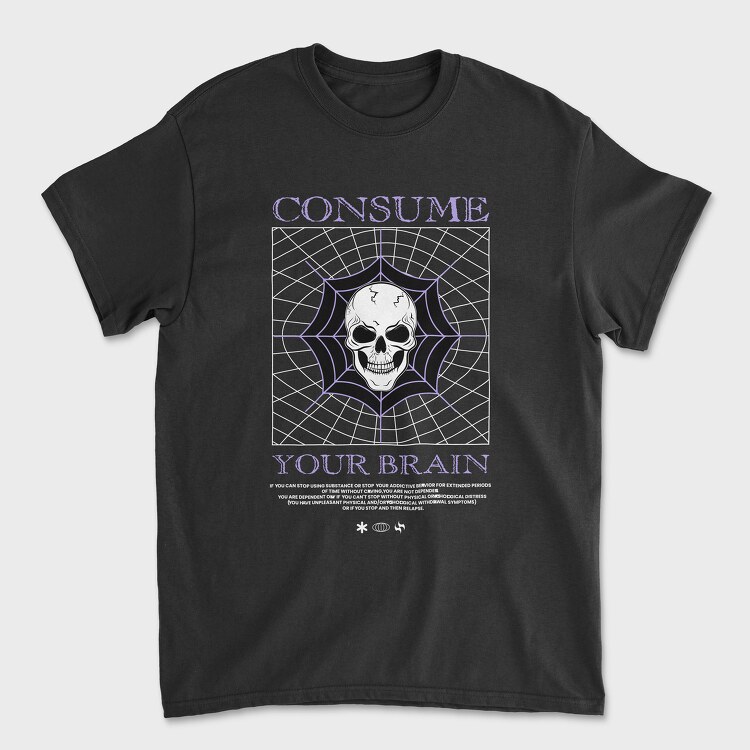 Consume Your Brain, Унисекс Мъжка Тениска