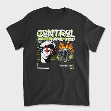 Control Worldwide, Unisex Men's T-Shirt