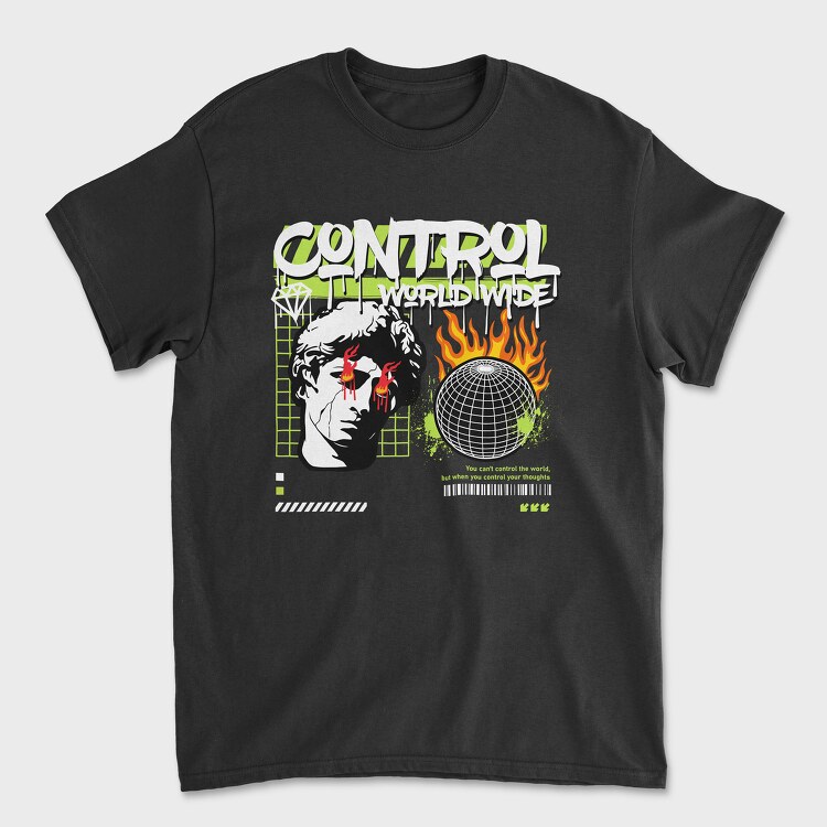 Control Worldwide, Unisex Men's T-Shirt