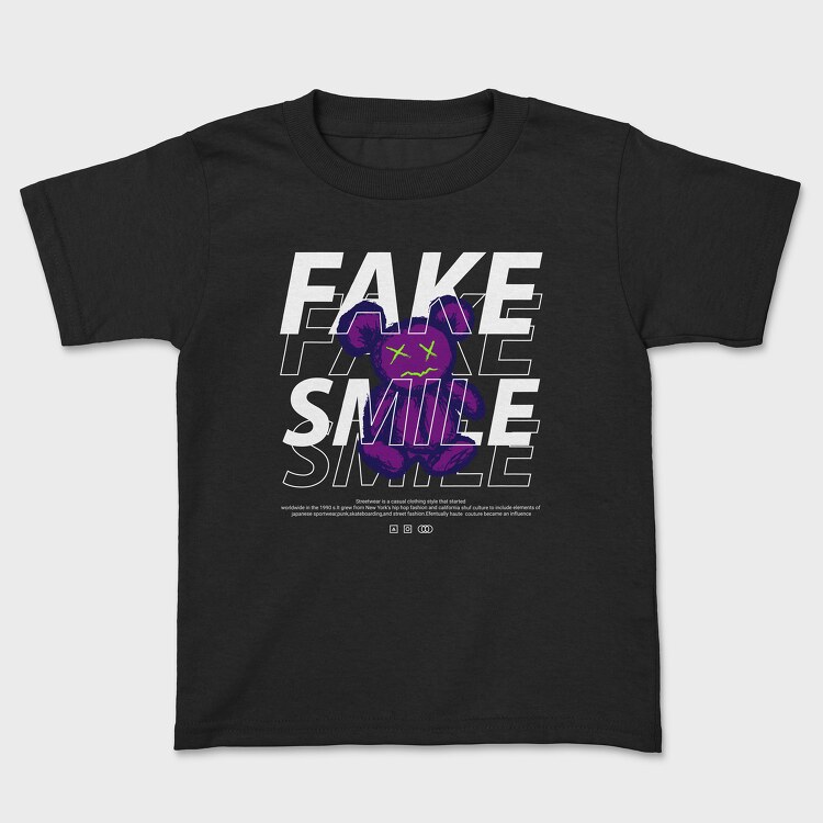 Fake Smile Teddy Bear, Детска Тениска