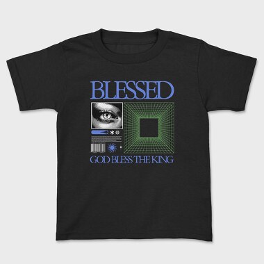 God Bless the King, Kids' T-Shirt
