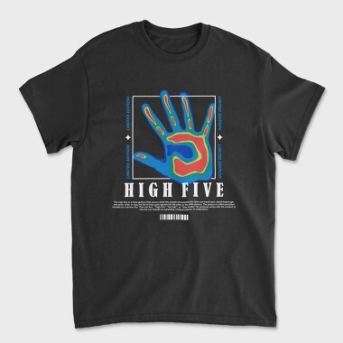 High Five, Унисекс Мъжка Тениска