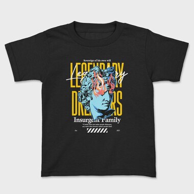 Legendary Dreamers, Kids' T-Shirt