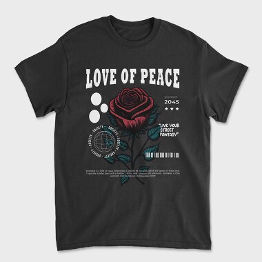 Love of Peace, Unisex Men's T-Shirt