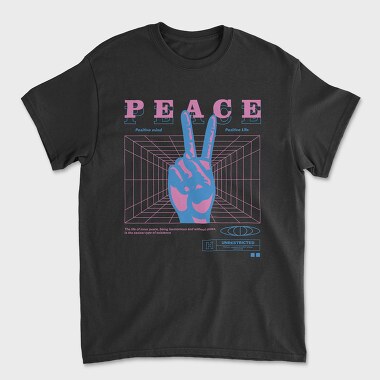 Positive Mind Positive Life, Unisex Men's T-Shirt