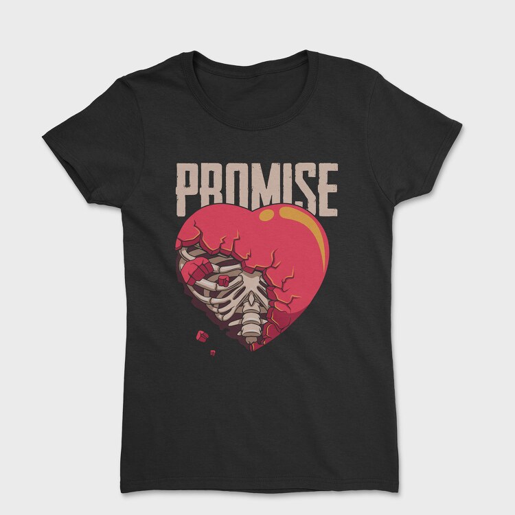 Promise Heart Skeleton, Women's T-Shirt