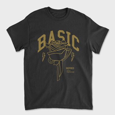 Rose Basic, Unisex Men's T-Shirt