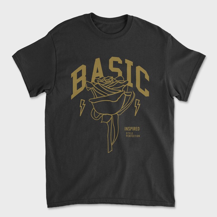 Rose Basic, Унисекс Мъжка Тениска