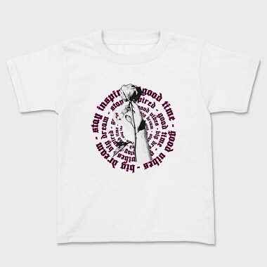 Rose in Hand, Kids' T-Shirt