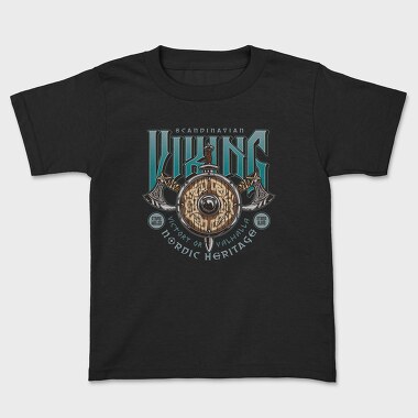Scandinavian Viking, Kids' T-Shirt