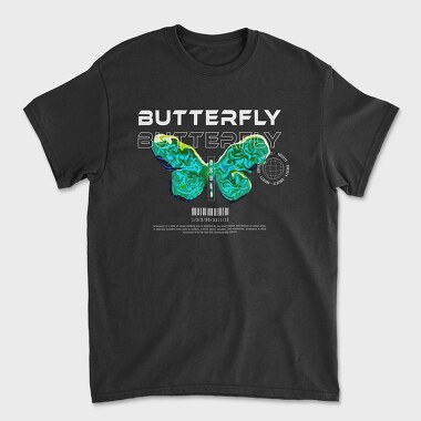 Streetwear Butterfly, Unisex Men's T-Shirt