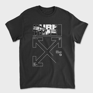 Surf Time, Unisex Men's T-Shirt