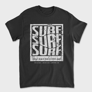 Surf, Unisex Men's T-Shirt