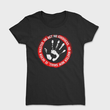 Women's T-Shirt, White Hand