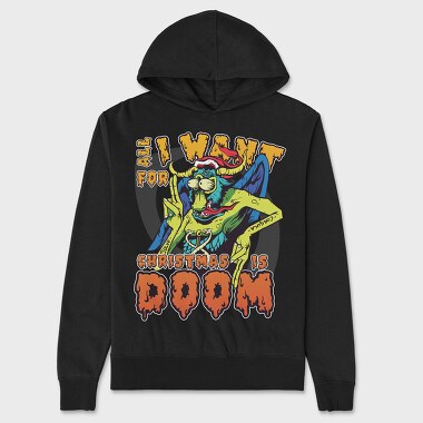 Christmas Doom, Unisex Men's Hoodie