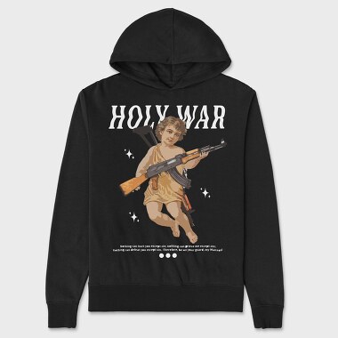 Angel With Gun, Unisex Men's Hoodie