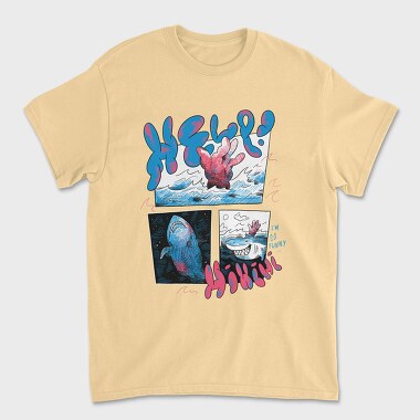 Ocean Creatures 01, Unisex Men's T-Shirt