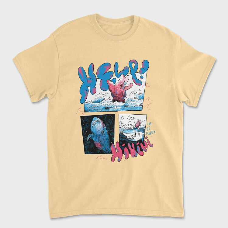 Ocean Creatures 01, Унисекс Мъжка Тениска