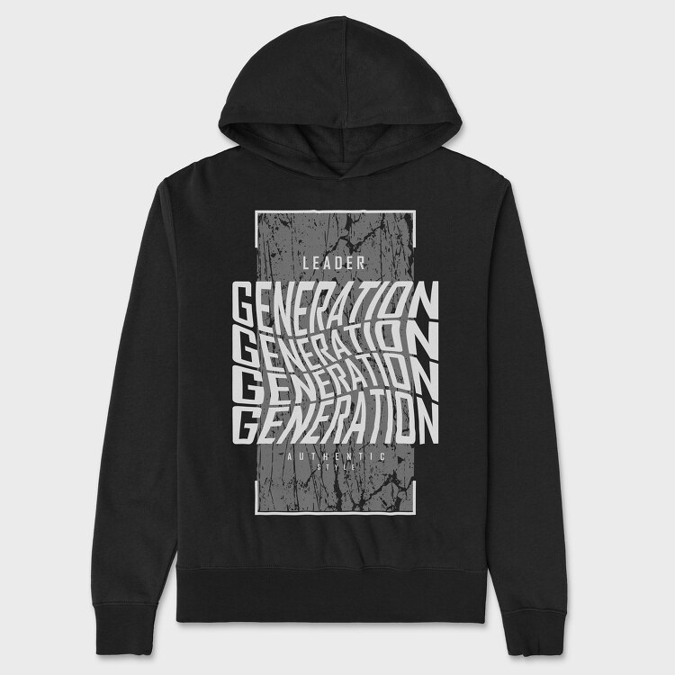 Leader Generation, Unisex Men's Hoodie