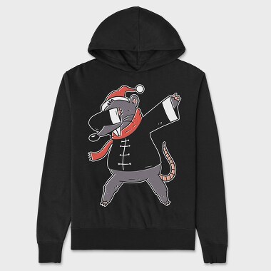 Chinese Rat Christmas, Unisex Men's Hoodie