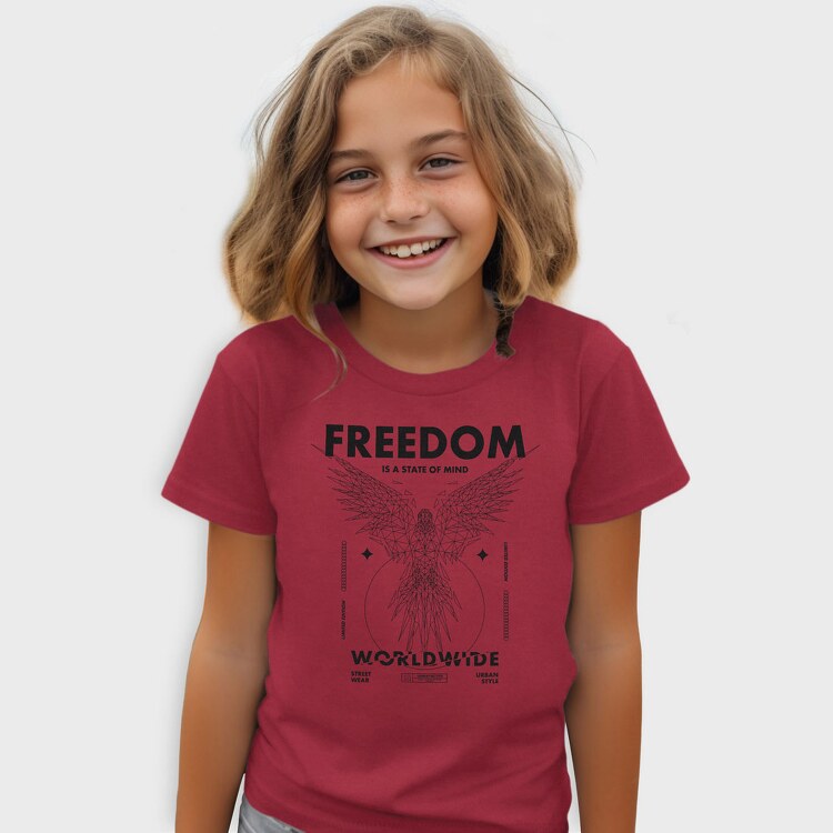 Freedom Orange Shadow, Unisex Men's T-Shirt
