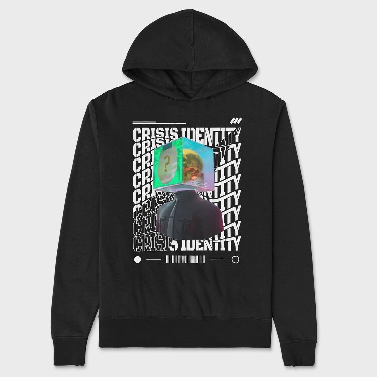 Crisis Identity, Unisex Men's Hoodie